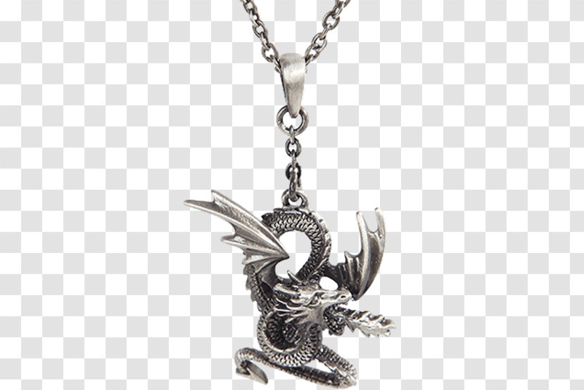 Locket Necklace Silver Body Jewellery - Jewelry - Dragon Transparent PNG