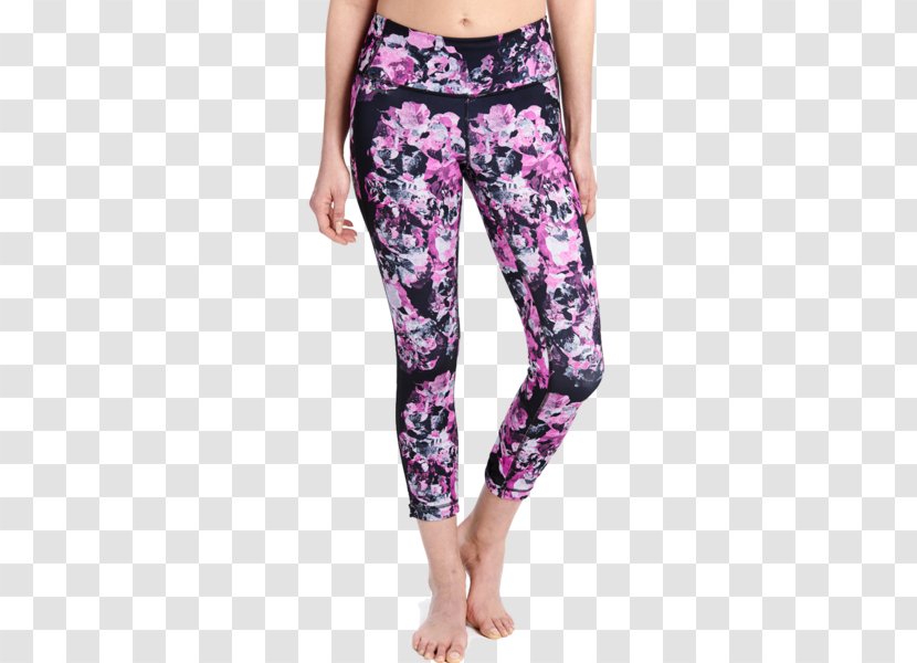 Leggings Yoga Pants T-shirt Clothing - Purple - Spring Blooming Transparent PNG