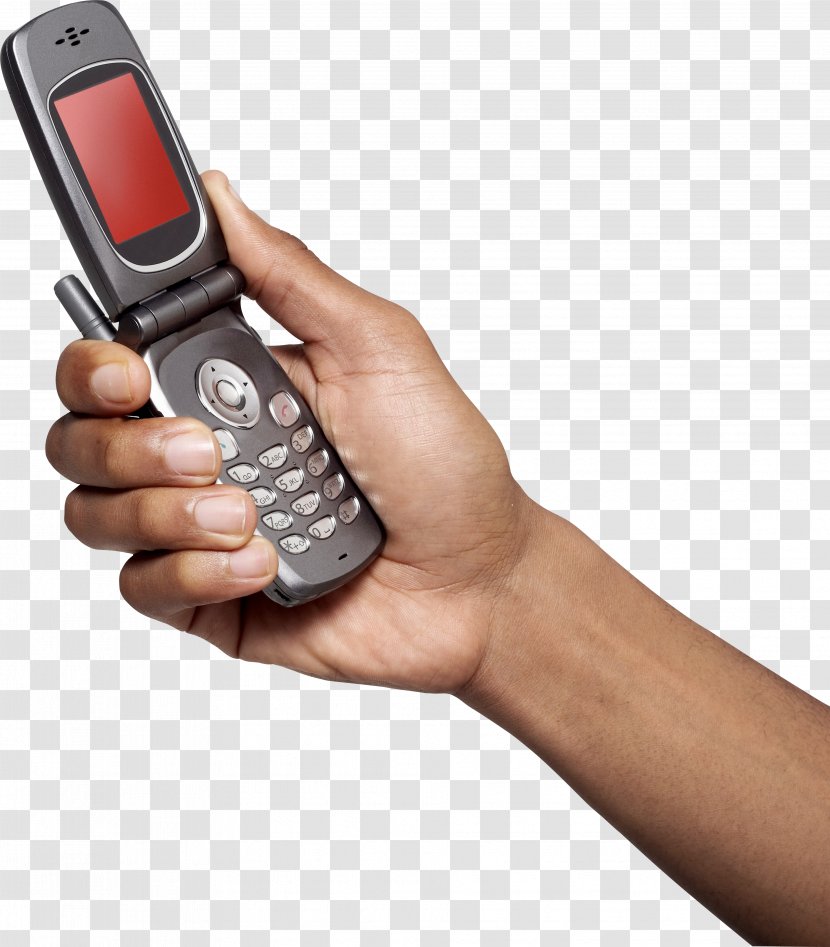 Feature Phone Mobile Phones Telephone Clamshell Design - Communication - Nail Transparent PNG