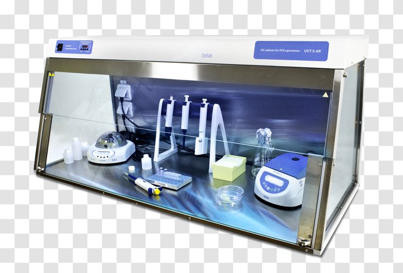 Microbiology Laboratory Fume Hood Biosafety Cabinet Polymerase Chain Reaction - Glass Samples Transparent PNG