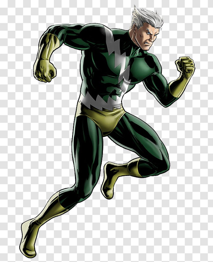 Quicksilver Marvel: Avengers Alliance Marvel Heroes 2016 Havok Colossus - Character Transparent PNG