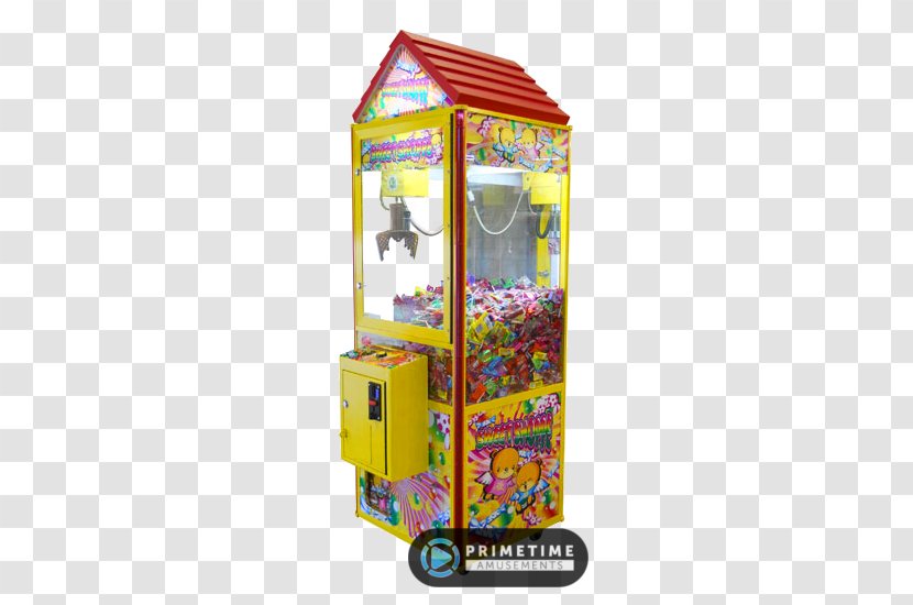 Ms. Pac-Man Galaga Claw Crane Arcade Game - Amusement - Candy Transparent PNG