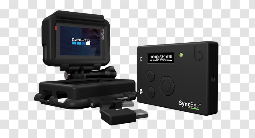 Timecode GoPro HERO6 Black Synchronization Camera - Technology Transparent PNG