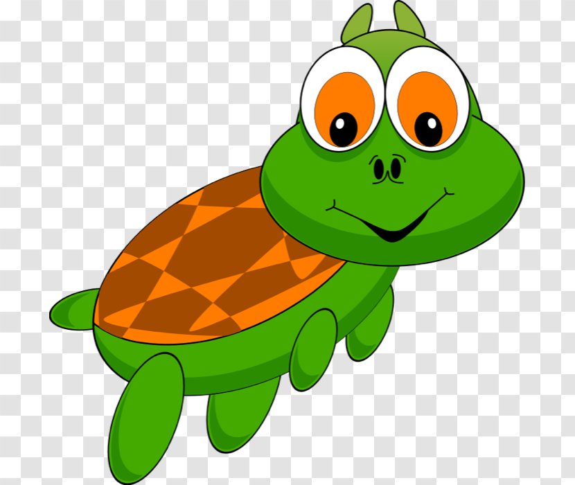 Green Sea Turtle Animation Clip Art - Frog - Cliparts Transparent PNG