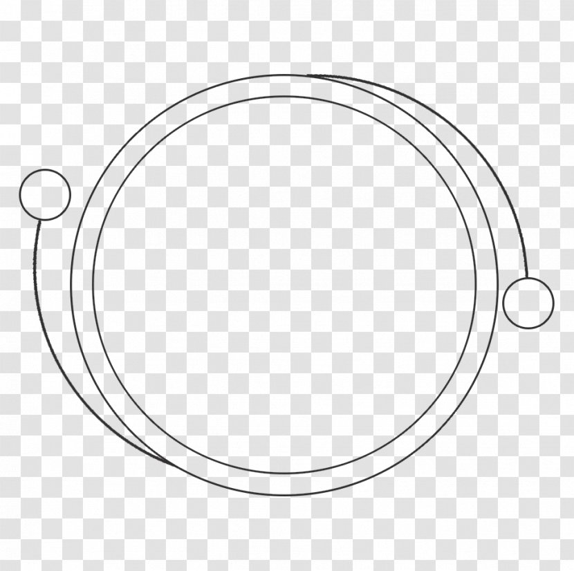 Circle Material Point Body Jewellery - Oval Transparent PNG