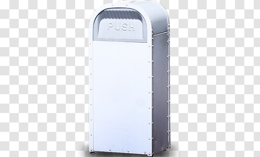 Waste - Product Design - Silver White Trash Can Transparent PNG