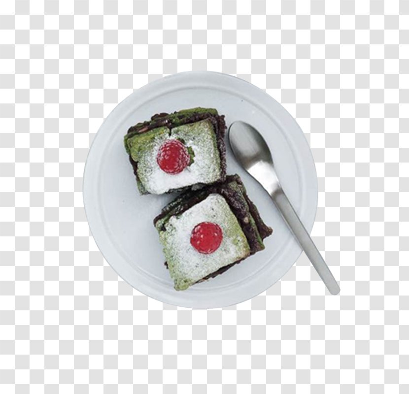 Green Tea Japanese Cuisine Chocolate Cake Matcha - Dishware Transparent PNG