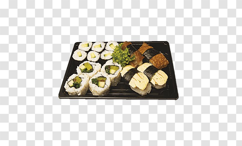 I Love Sushi Restaurant Makizushi Tamagoyaki - Tray - California Roll Transparent PNG