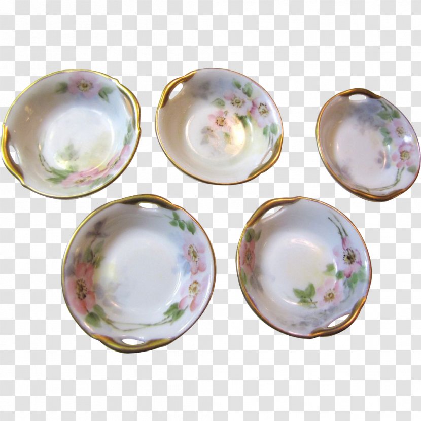 Tableware Plate Porcelain Transferware Cloth Napkins - Bowl - Hand-painted Floral Material Transparent PNG