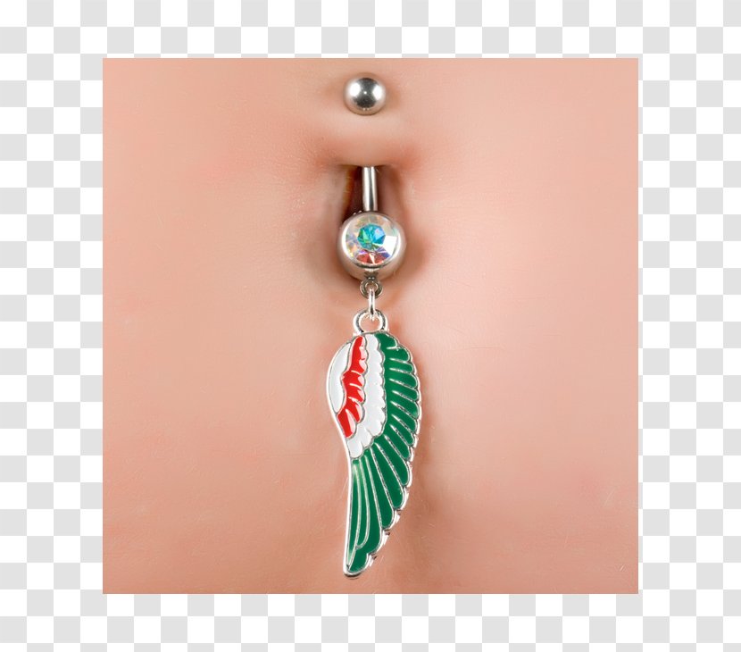 Earring Body Jewellery Turquoise - Ear Transparent PNG