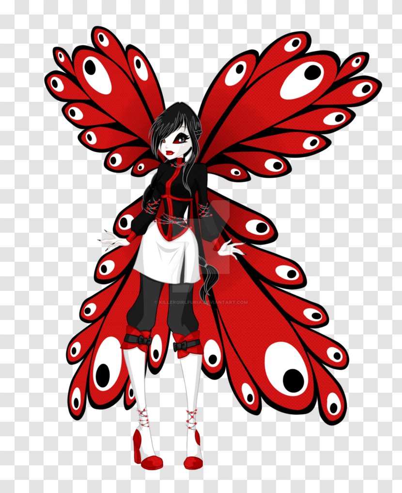 Fairy Insect Clip Art - Red Transparent PNG