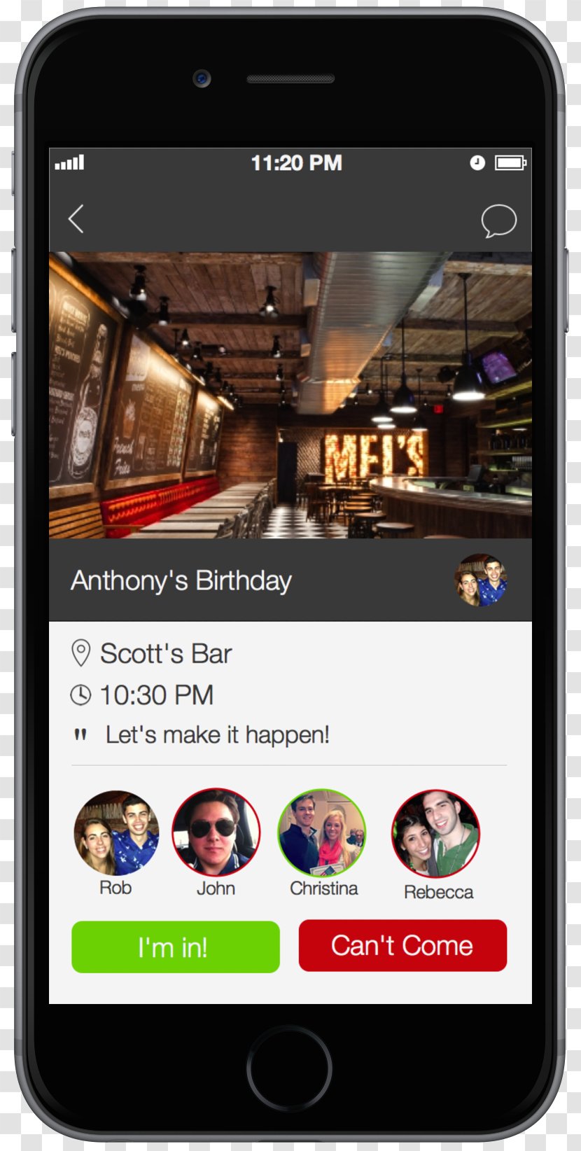 Smartphone Feature Phone Multimedia Mel's Burger Bar Screenshot - Electronic Device Transparent PNG