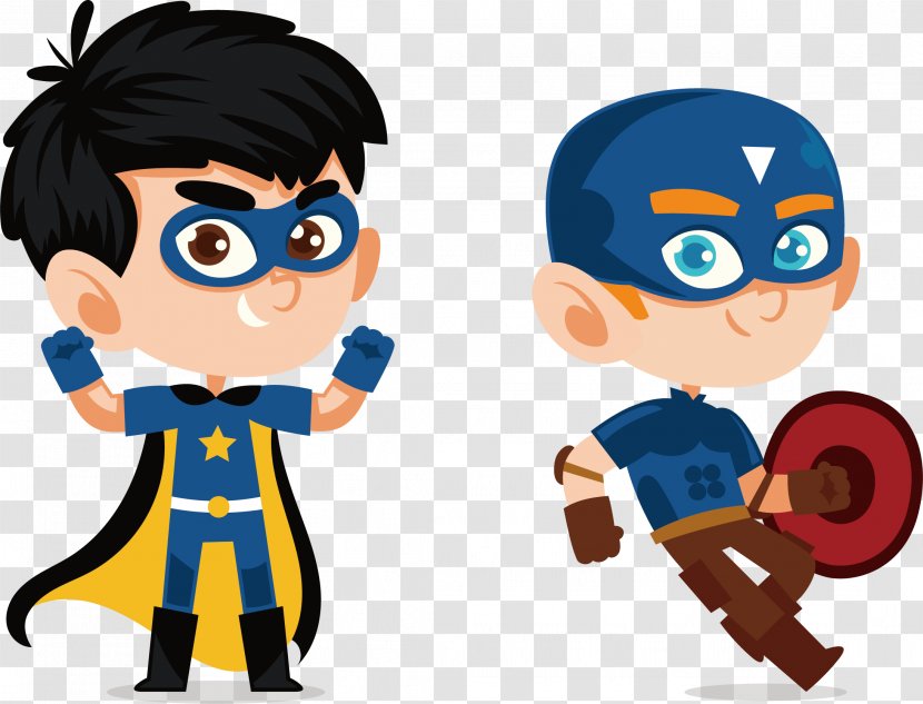 Superman And US Captain - Illustration - Character Transparent PNG