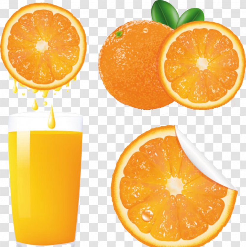 Orange Juice Fruit - Shutterstock - Colorful Juices Transparent PNG