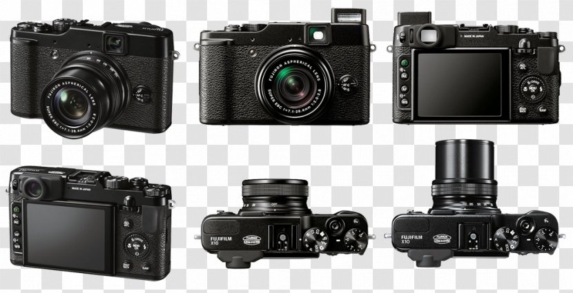 Digital SLR Fujifilm X10 X-S1 Camera Lens - Active Pixel Sensor Transparent PNG