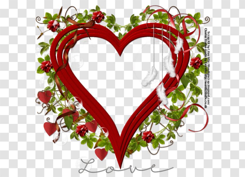 Borders And Frames Heart Valentine's Day Clip Art - Frame Transparent PNG