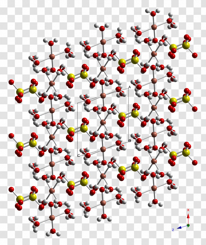 Copper(II) Sulfate Hydrate Crystal Structure - Magnesium Carbonate Transparent PNG