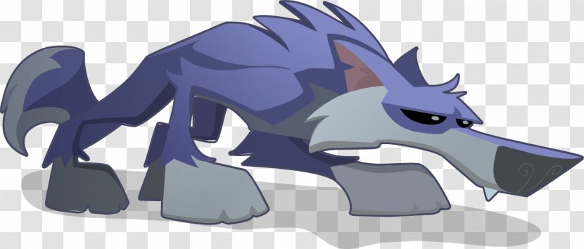 National Geographic Animal Jam Great Pyrenees Gray Wolf Puppy - Tree - BLUE WOLF Transparent PNG