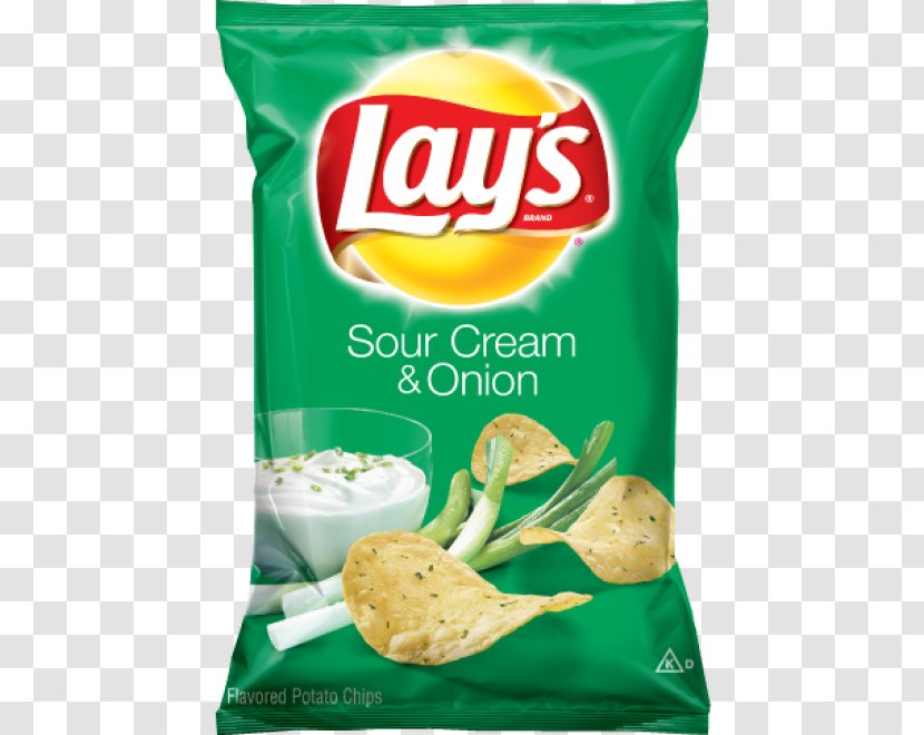 Lay's Potato Chip Frito-Lay Sour Cream Onion - Corn Chips Transparent PNG