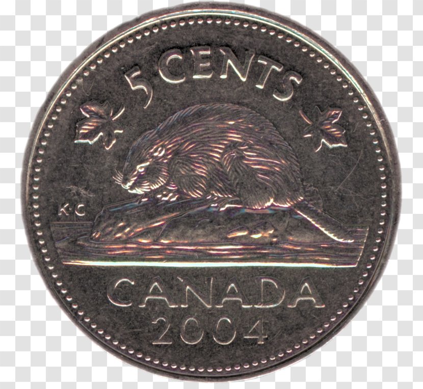Quarter Canada Nickel Coin Penny - Medal Transparent PNG