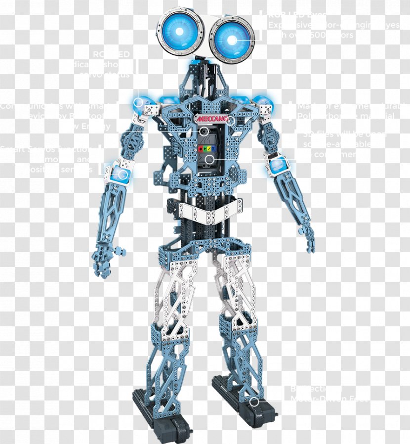 Meccanoid Robotics Erector Set - Opensource - Mecca Transparent PNG