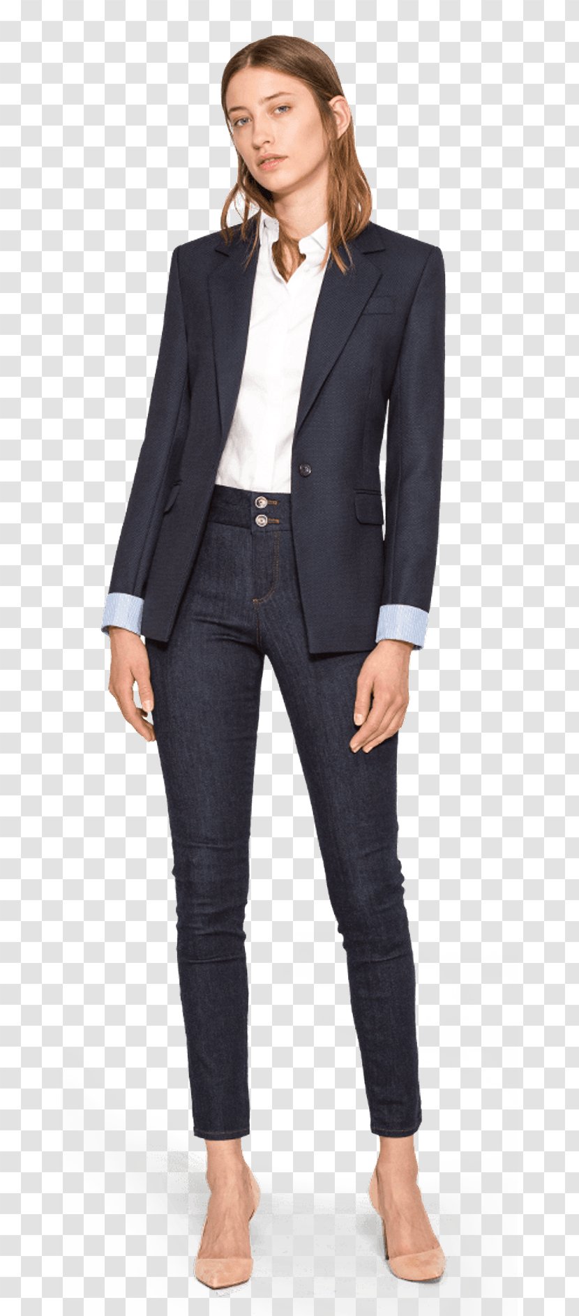Blazer Suit Shirt Wool Jacket - Clothing - Folded Up Transparent PNG