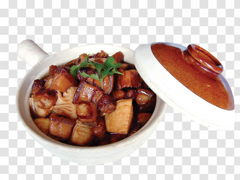 Chinese Cuisine Bamboo Shoot Meat Braising Dish - Dry Shoots Wild Pork Transparent PNG