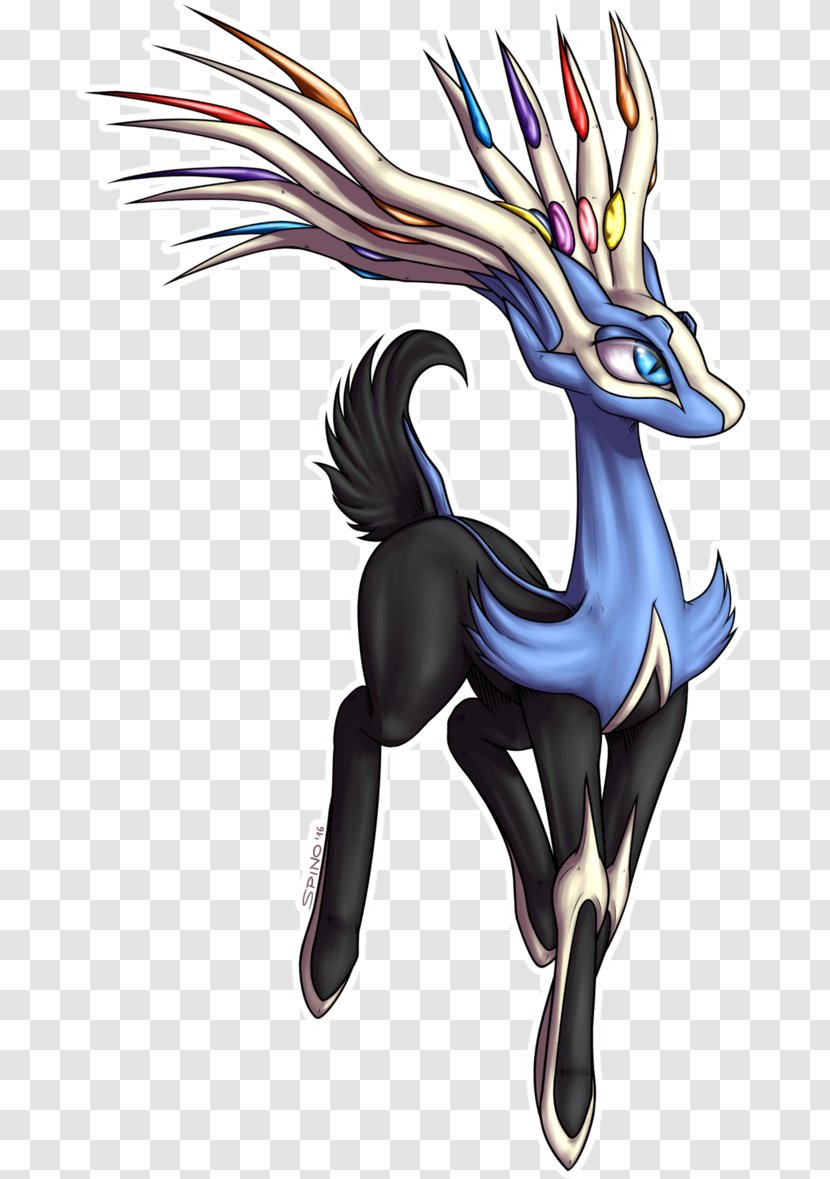 Pokémon X And Y Xerneas Yveltal Ultra Sun Moon - Art - Tail Transparent PNG