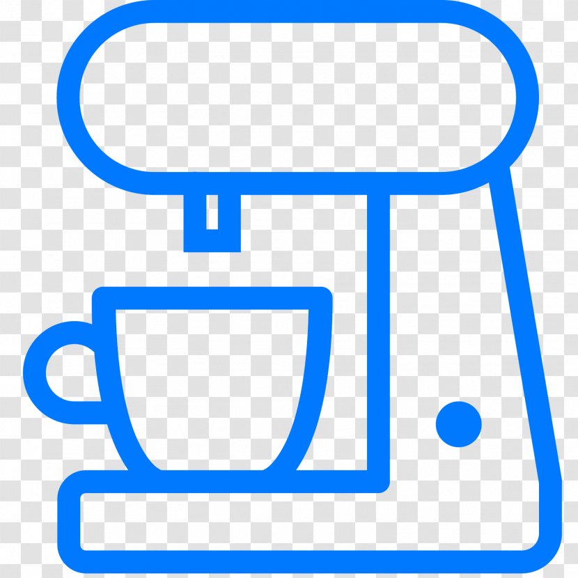 Coffeemaker Cafe Table - Blue - COFFEE MAKER Transparent PNG