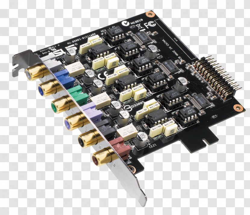 Sound Cards & Audio Adapters PCI Express Asus Xonar Essence STX II 7.1 Card Surround - Microcontroller - Tv Tuner Transparent PNG