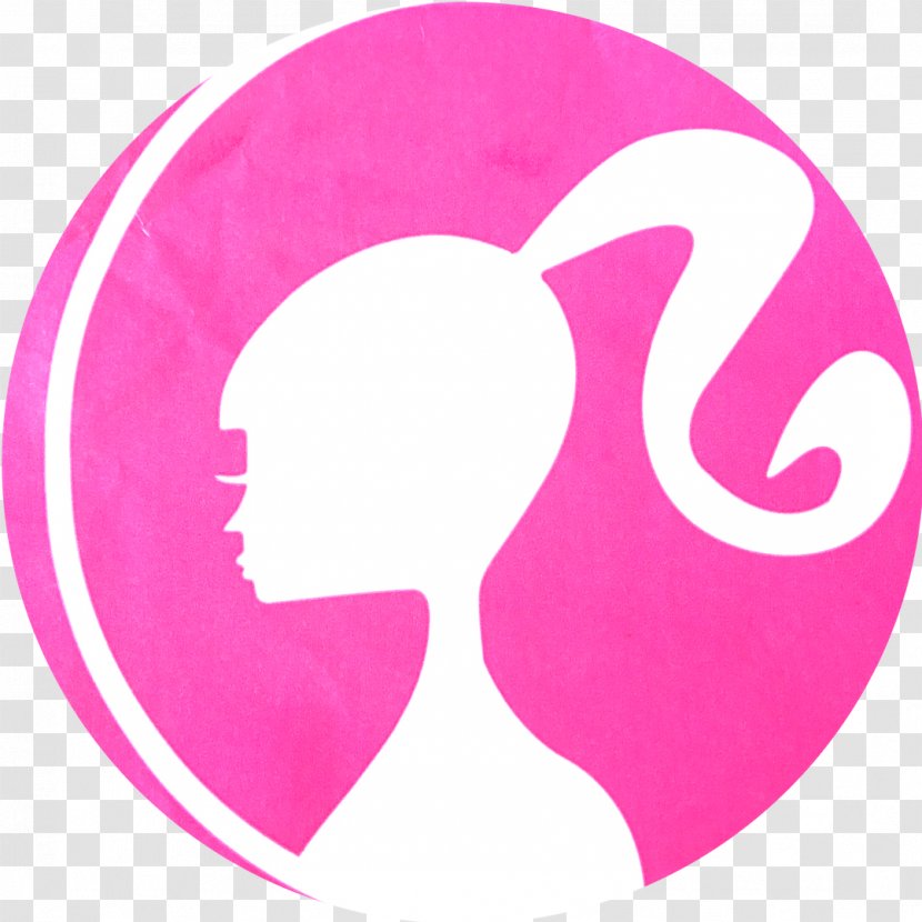 Barbie Image Silhouette Clip Art - Magenta - Pink Logo Transparent PNG