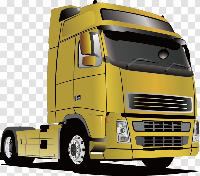 Pickup Truck Car Van - Mode Of Transport - Container Front Transparent PNG