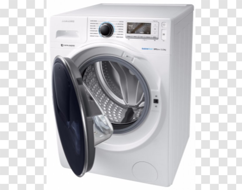 Washing Machines Samsung WW12K8412OX AddWash WF15K6500 Home Appliance - Delivery Of Goods Transparent PNG