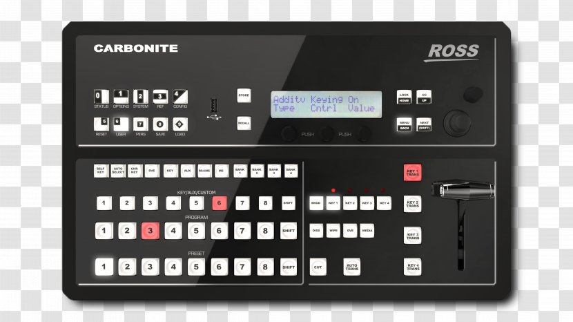 Ross Video Carbonite Vision Mixer 19-inch Rack Computer Software - Electronics - Gui Elements Transparent PNG
