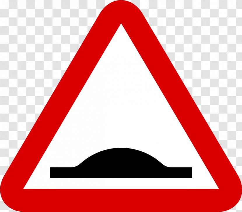 Speed Bump Traffic Sign Warning Road Signs In Singapore - Signboard Transparent PNG
