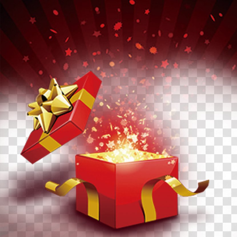 Gift Gratis - Watermark - Open The Box Transparent PNG