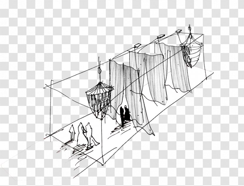 Sketch Line Product Point Angle - Structure - Casa Mila Barcelona Spain Transparent PNG