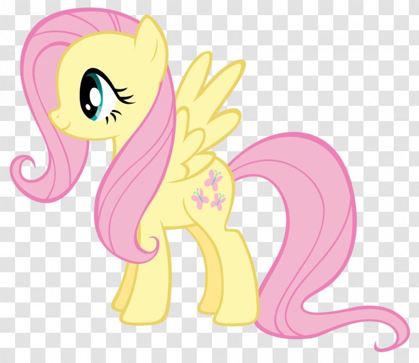Pony Fluttershy Twilight Sparkle Pinkie Pie Rainbow Dash - Silhouette - Shy Vector Transparent PNG