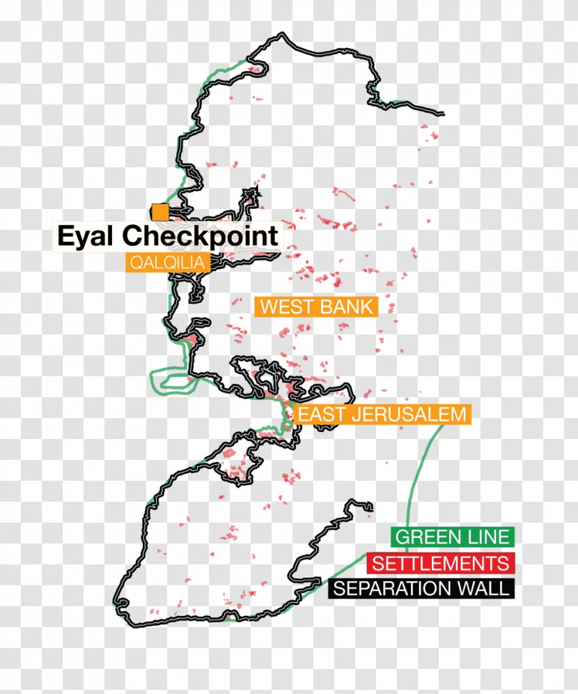 Israeli Checkpoint West Bank Security Military - Area Transparent PNG