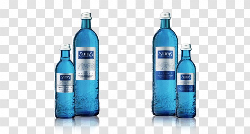 Glass Bottle Mineral Water Plastic Bottled Transparent PNG