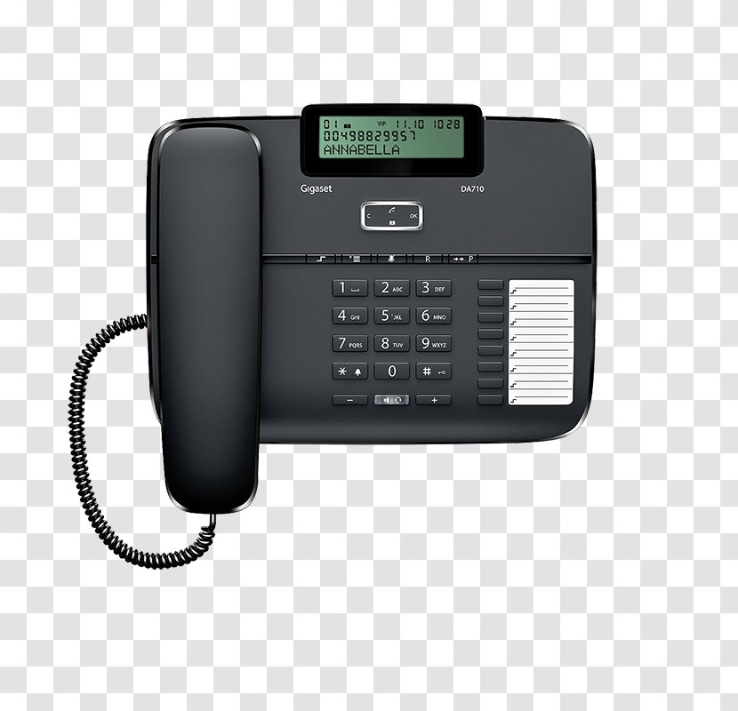 Gigaset Communications Telephone Answering Machines DA810A Voice Over IP - Da810a - Phonebook Transparent PNG