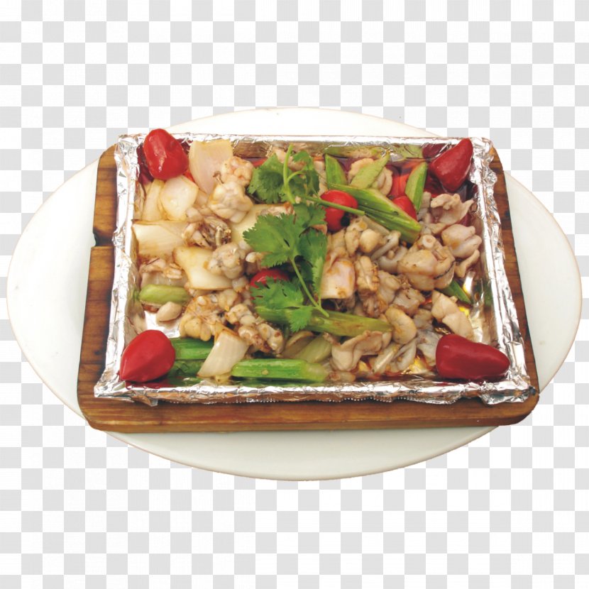 Teppanyaki Vegetarian Cuisine Chicken - Asian Food - Iron Frog Transparent PNG