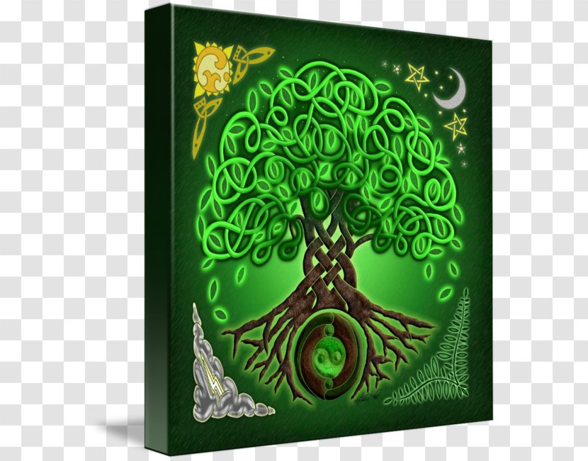 Celtic Art Sacred Trees Tree Of Life Knot Zazzle - Symbol Transparent PNG