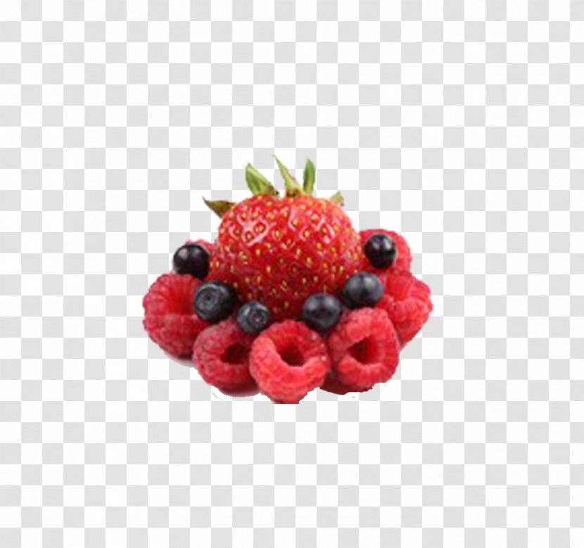 Strawberry Fruit - Fragaria - Blueberries Strawberries Transparent PNG