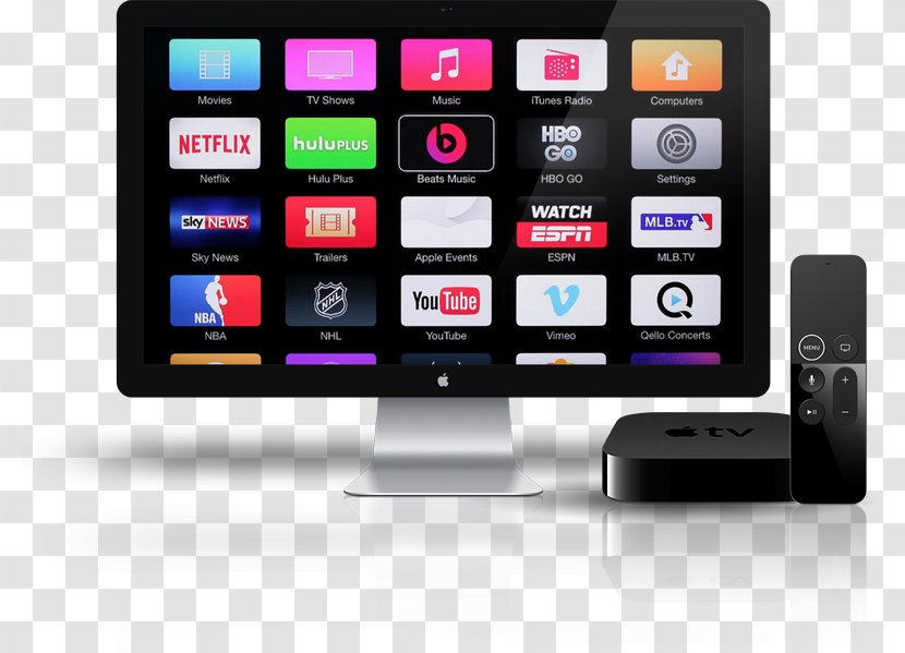 Television Display Device Streaming Media Showbox Closed Captioning - Apple Transparent PNG