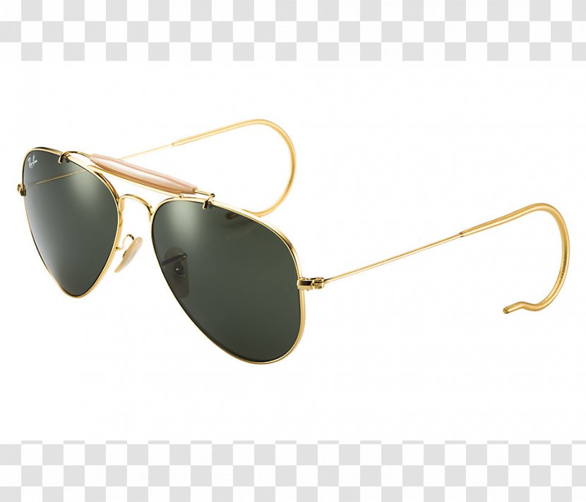 Ray-Ban Outdoorsman Aviator Sunglasses Round Metal - Glasses - Ray Ban Transparent PNG