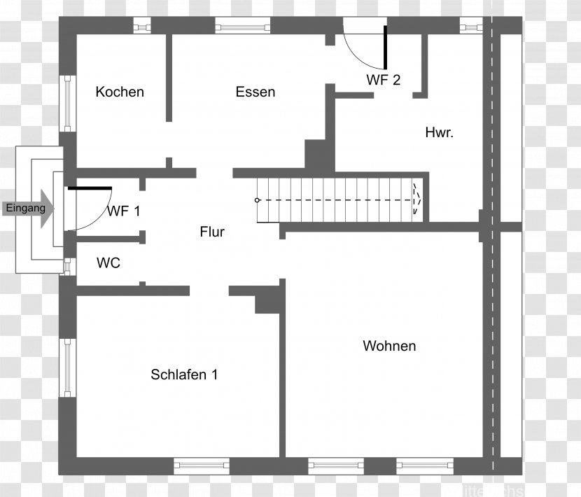 Floor Plan House Interior Design Services Architecture - Text Transparent PNG