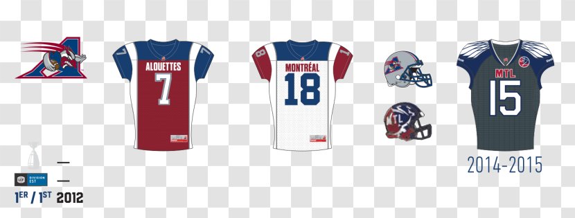 Sports Fan Jersey T-shirt Protective Gear In Logo - Sport - Montreal Alouettes Transparent PNG
