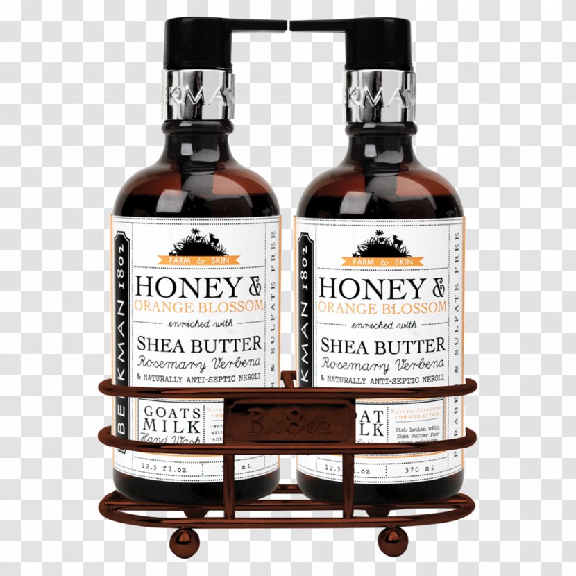 Liqueur Shower Gel Orange Blossom Beekman 1802 Honey Transparent PNG