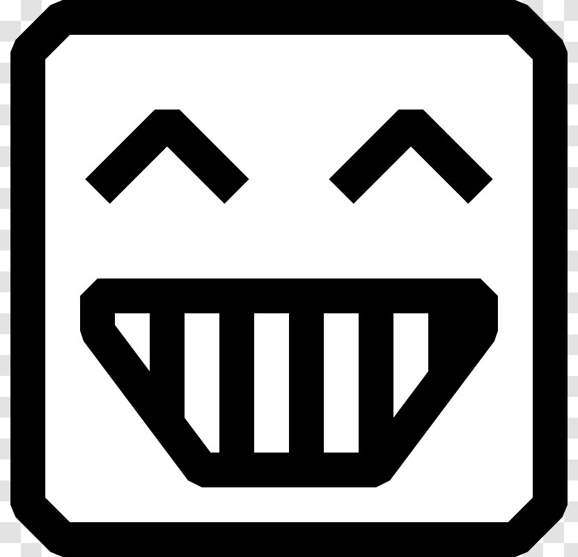 Black & White Smiley Clip Art - Logo - Capable Cliparts Transparent PNG